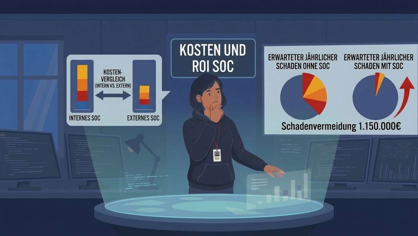 Kosten und ROI eines SOC: Wann sich die Investition rechnet